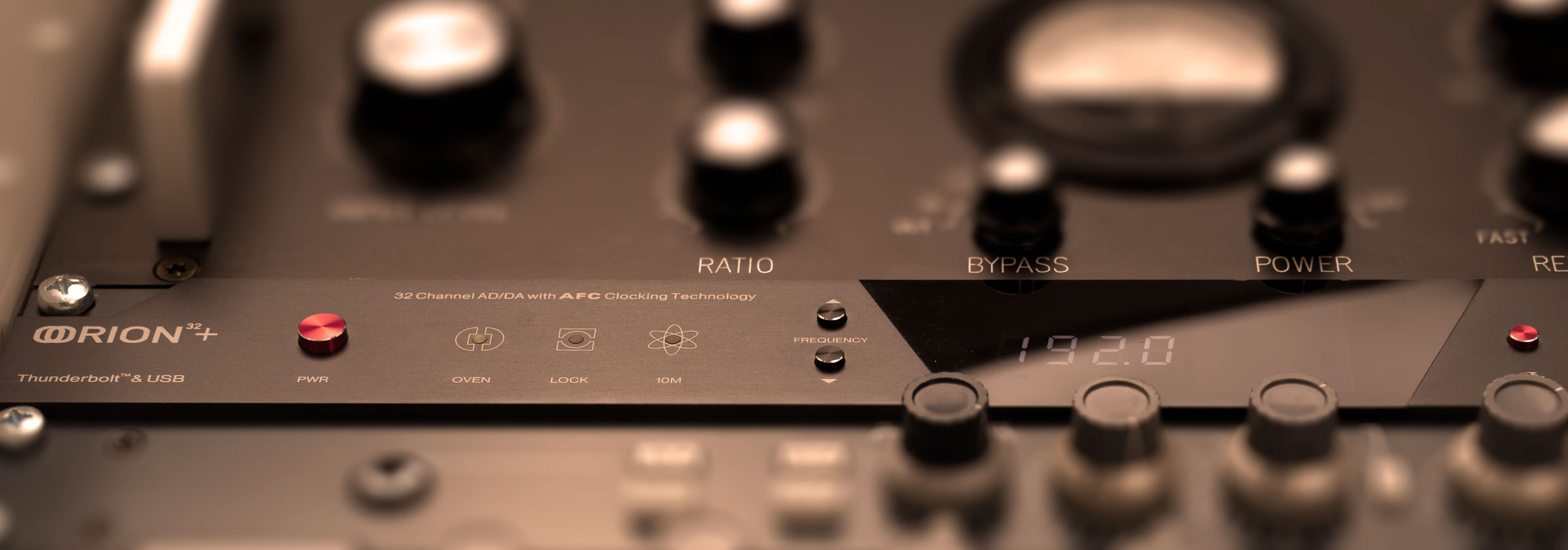 Orion 32+ sitting in a rack
